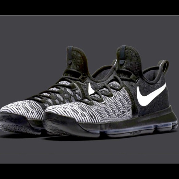 Nike KD 9 Kevin Durant Oreo Basketball Shoes 9 - Picture 2 of 12